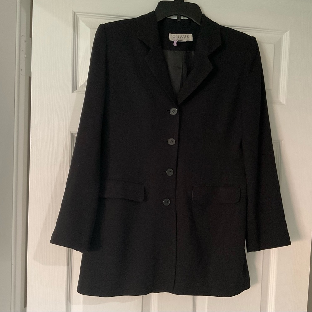Chaus Black Single-Breasted Women's Blazer